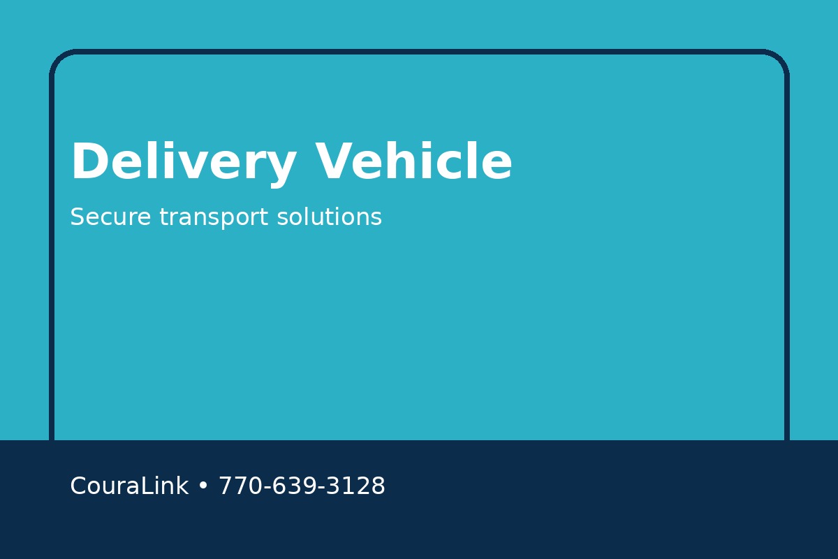 Delivery driver vehicle